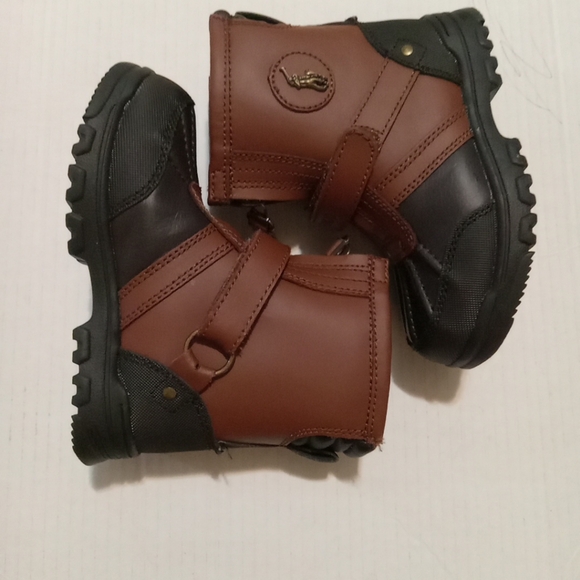 Ralph Lauren Polo boys boots size 10 - Picture 3 of 6